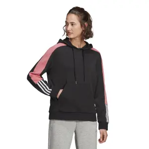 Felpa con cappuccio da donna adidas Essentials Logo Colorblock image-1