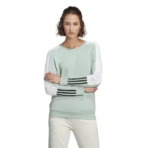 Sweatshirt femme adidas Essentials Logo Colorblock image-1
