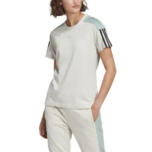 Camiseta de mujer adidas Essentials Logo Colorblock image-0