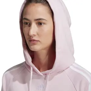 Kurzes Kapuzensweatshirt für Frauen adidas Essentials Loose-Cut 3-Bandes image-6