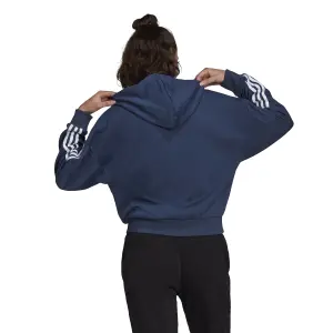 Damen-Kapuzenpulli mit Reißverschluss adidas Essentials Cut 3-Bandes image-4