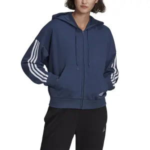 Damen-Kapuzenpulli mit Reißverschluss adidas Essentials Cut 3-Bandes image-3