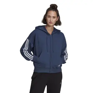 Damen-Kapuzenpulli mit Reißverschluss adidas Essentials Cut 3-Bandes image-1