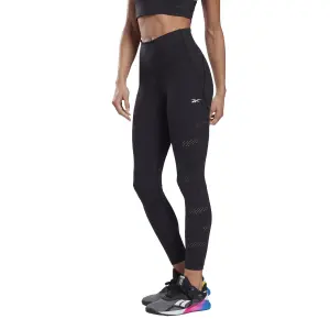 Legging femme taille haute Reebok Lux Perform Perforated image-1
