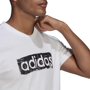 Camiseta adidas Brushstroke Logo Box Graphic image-5