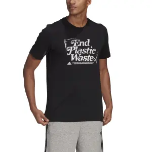 T-shirt adidas Slogan Recycled Cotton Graphic image-3