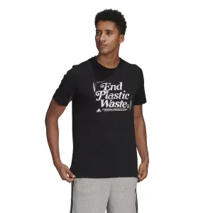 T-shirt adidas Slogan Recycled Cotton Graphic image-2