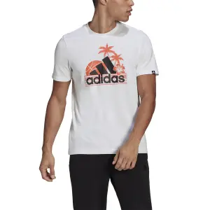 Camiseta adidas Aeroready Vacation Sunset Logo Graphic image-2