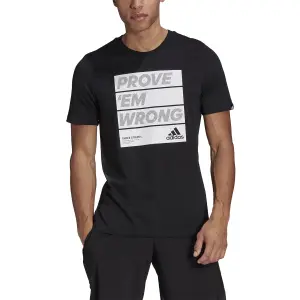 Camiseta adidas Prove 'Em Wrong Motivational Slogan Graphic image-2