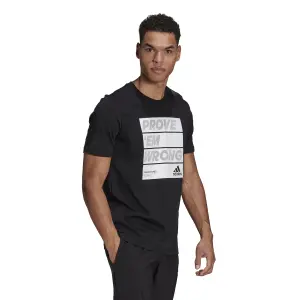 Camiseta adidas Prove 'Em Wrong Motivational Slogan Graphic image-4