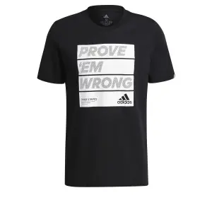 Camiseta adidas Prove 'Em Wrong Motivational Slogan Graphic image-6