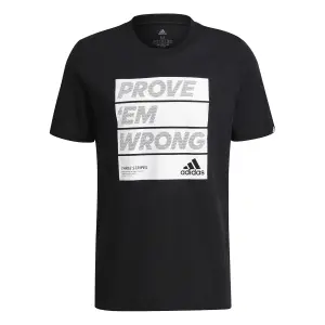 Camiseta adidas Prove 'Em Wrong Motivational Slogan Graphic image-0