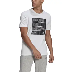 T-shirt adidas Prove 'Em Wrong Motivational Slogan Graphic image-1