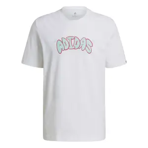 T-shirt adidas Cartoon Word Graphic image-0