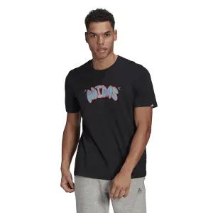 Maglietta adidas Cartoon Word Graphic image-1