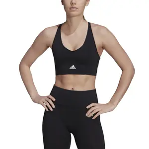 Women's bra adidas Aeroknit Designed 2 Move Seamless image-1