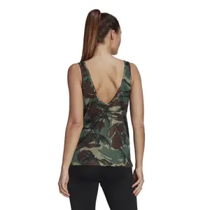 Tampo do tanque feminino adidas Aeroready Designed 2 Move imprimé image-4