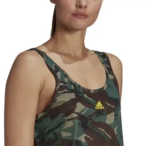 Tampo do tanque feminino adidas Aeroready Designed 2 Move imprimé image-6