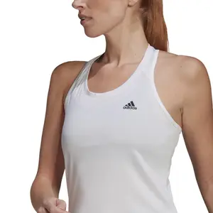 Camiseta deportiva de tirantes para mujer adidas Primeblue Designed 2 Move 3-Bandes image-4