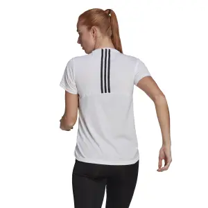 Camiseta de mujer adidas Aeroready Designed 2 Move 3-Bandes Sport image-2