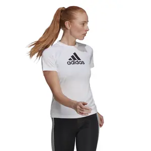 Camiseta de mujer adidas Primeblue Designed 2 Move Logo Sport image-1
