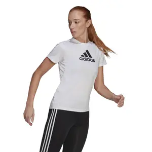 Camiseta de mujer adidas Primeblue Designed 2 Move Logo Sport image-3