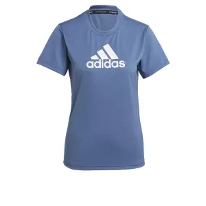 Camiseta de mujer adidas Primeblue Designed 2 Move Logo Sport image-6