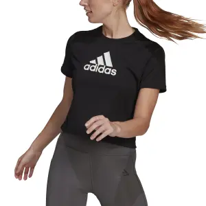 Camiseta corta de mujer adidas Aeroready Designed 2 Move Logo Sport image-1