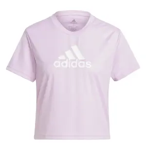 Camiseta corta de mujer adidas Aeroready Designed 2 Move Logo Sport image-1