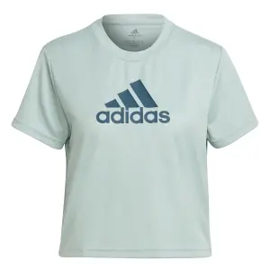 Camiseta corta de mujer adidas Aeroready Designed 2 Move Logo Sport image-1