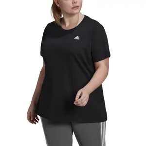 Camiseta talla grande mujer adidas Aeroready Designed 2 Move image-4