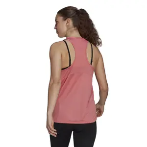 Tampo do tanque feminino adidas Aeroready Designed 2 Move Logo Sport image-3