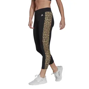 Legginsy damskie adidas Designed To Move Aeoready Leopard Imprimé 7/8 image-6