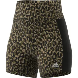 Mujer ciclista adidas Designed To Move Aeoready Leopard Imprimé image-3