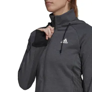 Felpa con cappuccio da donna adidas Designed To Move Aeroready image-5