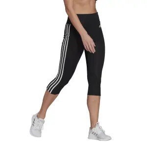 Legging femme taille haute adidas Designed To Move 3-Bandes 3/4 Sport image-2