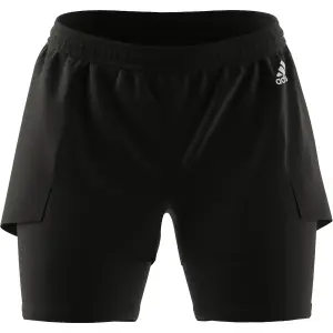 Pantalones cortos de mujer adidas Primeblue Designed To Move 2-in-1port image-4