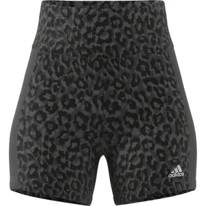 Mujer ciclista adidas Designed To Move Aeoready Leopard Imprimé image-4