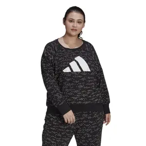 Sweatshirt Rundhalsausschnitt Frau adidas Sportswear Winners Badge of Sport (Grandes tailles) image-1
