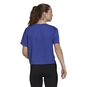 Camiseta de mujer adidas Cropped Big Logo Primeblue image-2