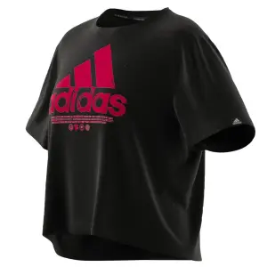 Camiseta de mujer adidas Cropped Big Logo Primeblue image-3