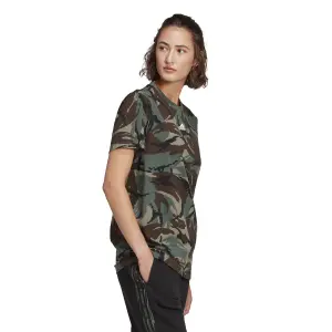 Dames-T-shirt adidas Essentials Boyfriend Camouflage image-3