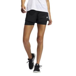 Short femme adidas Pacer 3-Bandes Woven Two-in-One image-2