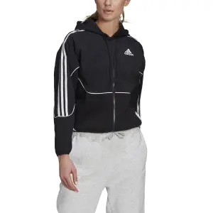 Women's zip-up hoodie adidas Sportswear Colorblock image-2