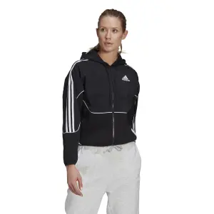 Women's zip-up hoodie adidas Sportswear Colorblock image-1