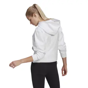 Felpa con cappuccio da donna adidas Sportswear Relaxed Doubleknit image-4
