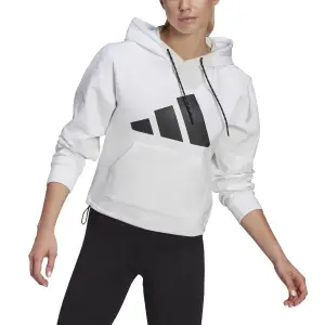 Felpa con cappuccio da donna adidas Sportswear Relaxed Doubleknit image-1