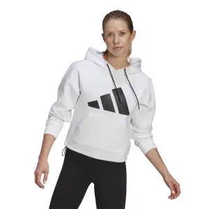 Felpa con cappuccio da donna adidas Sportswear Relaxed Doubleknit image-3