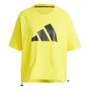 Dames-T-shirt adidas Sportswear Adjustable Badge of Sport image-0