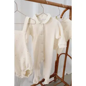 Grenouillère bébé Gloop! Soft Sky image-1